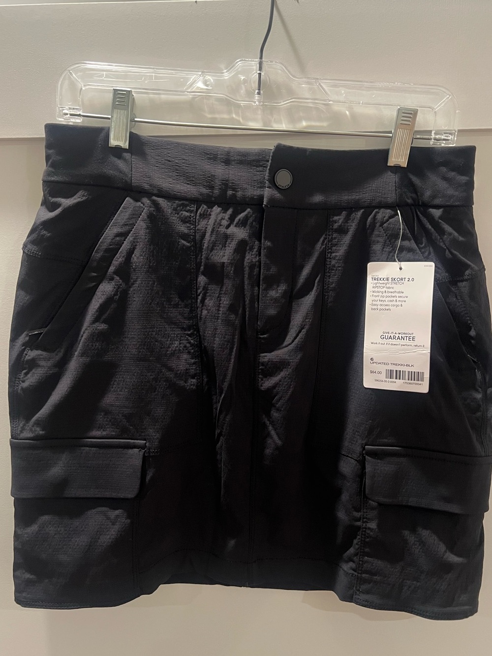 Athleta Black Cargo Skort - Trecce Skort 2.0
